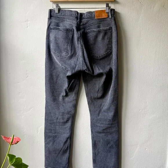 Citizens of Humanity, Charlotte high-rise straight jeans, Washed Black, Size 27 - Picture 6 of 8